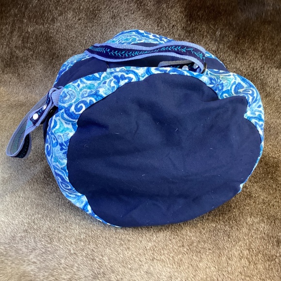 Navy Blue Big Drawstring Slouch Gather Backpack Handbag main image 7
